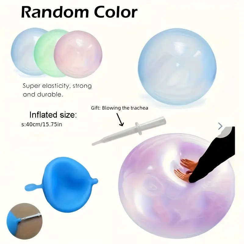 Balloon Color Blue Model   Medium 60Cm