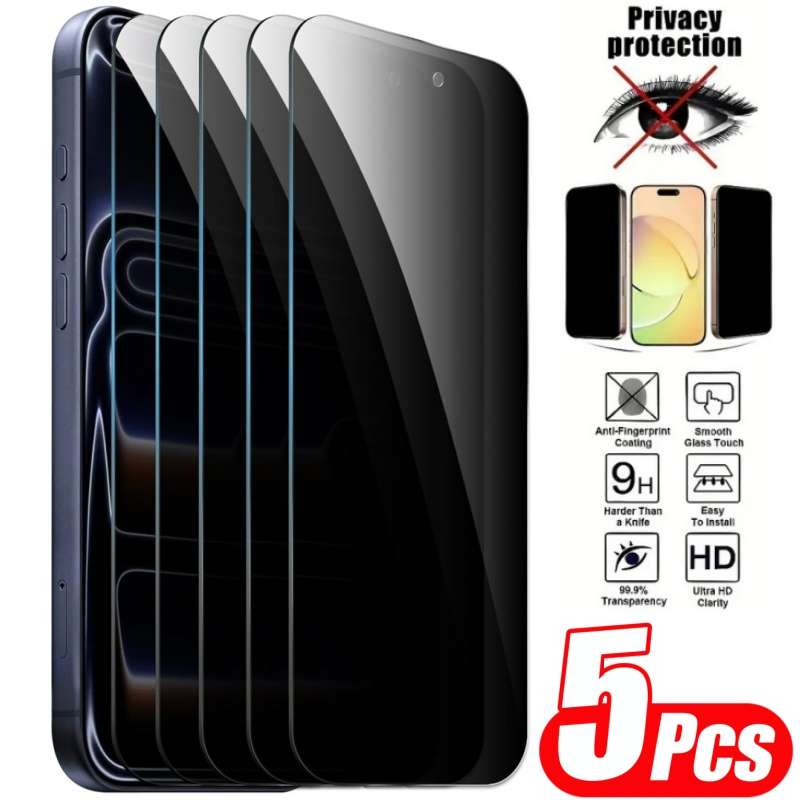 Screen Protector Compatible Model Iphone 17 Quantity 5 Packs