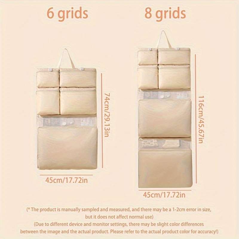 Storage Bag Color Pink Size6 Grids