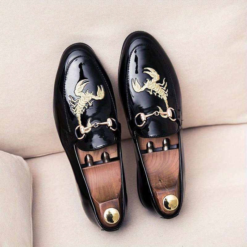 Mens Leather Shoes Color Black Sizeuk 7