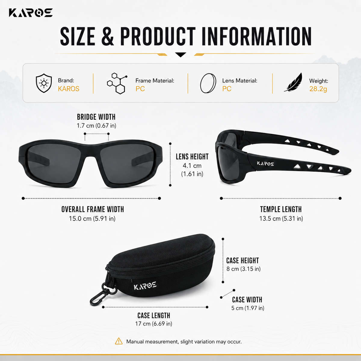 Cycling Glasses Color Black Frame Red Film