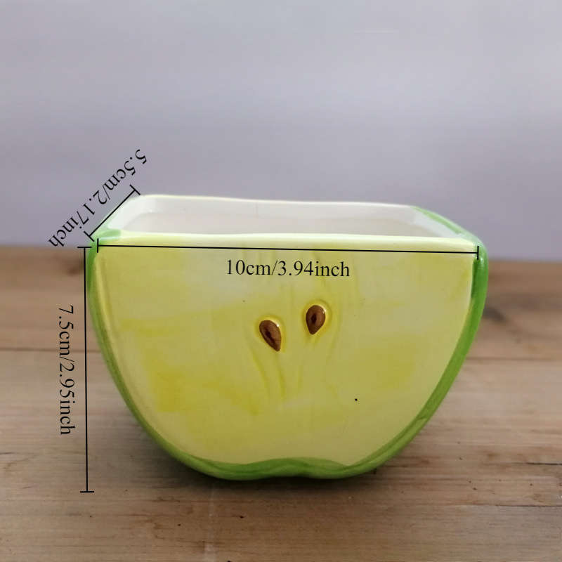 Flowerpotsize 10X5 5X7 5Cmcolor Apple