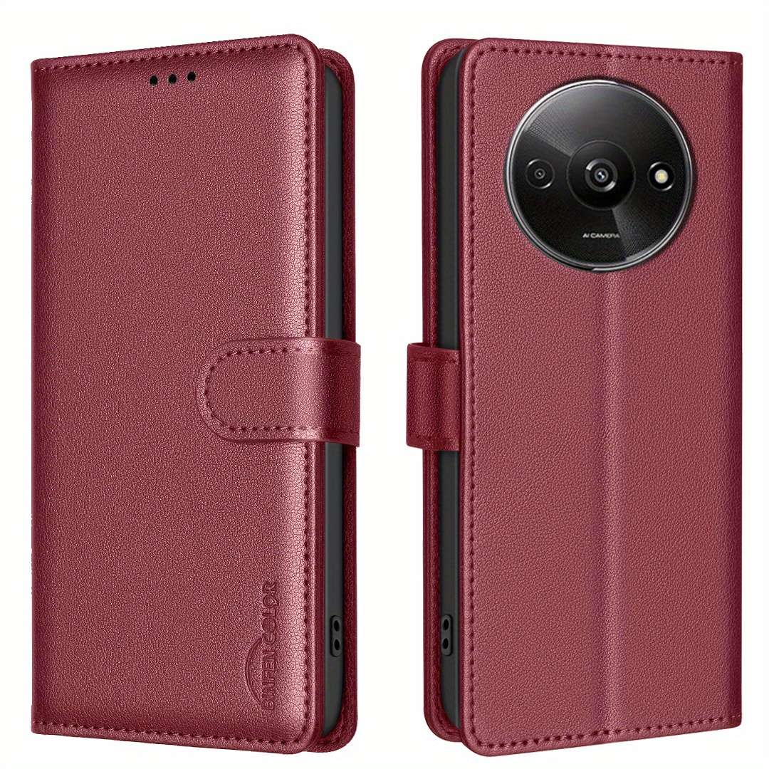Phone Case Deep Red Compatible Model Redmi A3