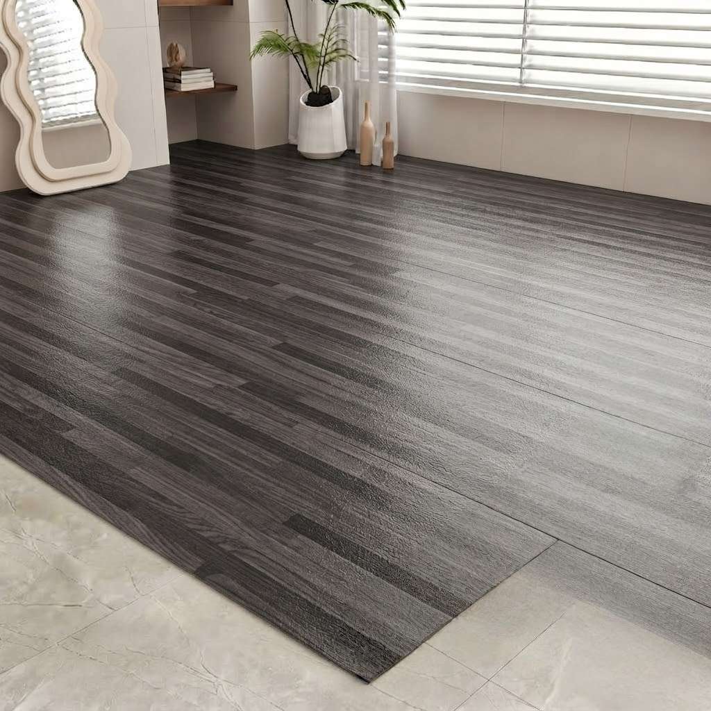 Self Adhesive Floor Stickers Walnut 40Cm*600Cm