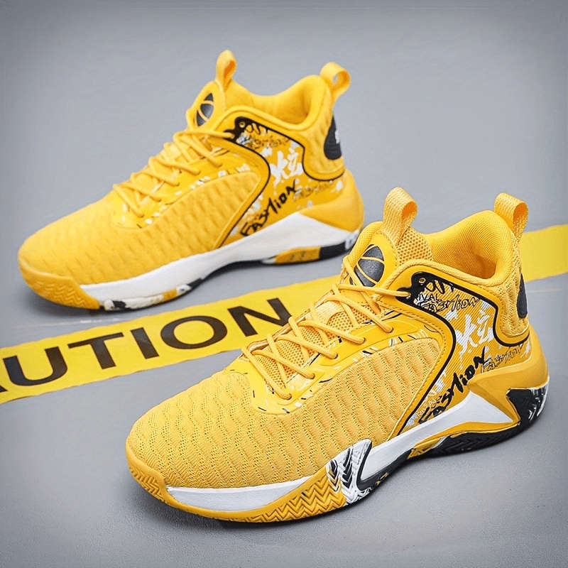 Basketball Shoes Color Yellow Sizeuk 5