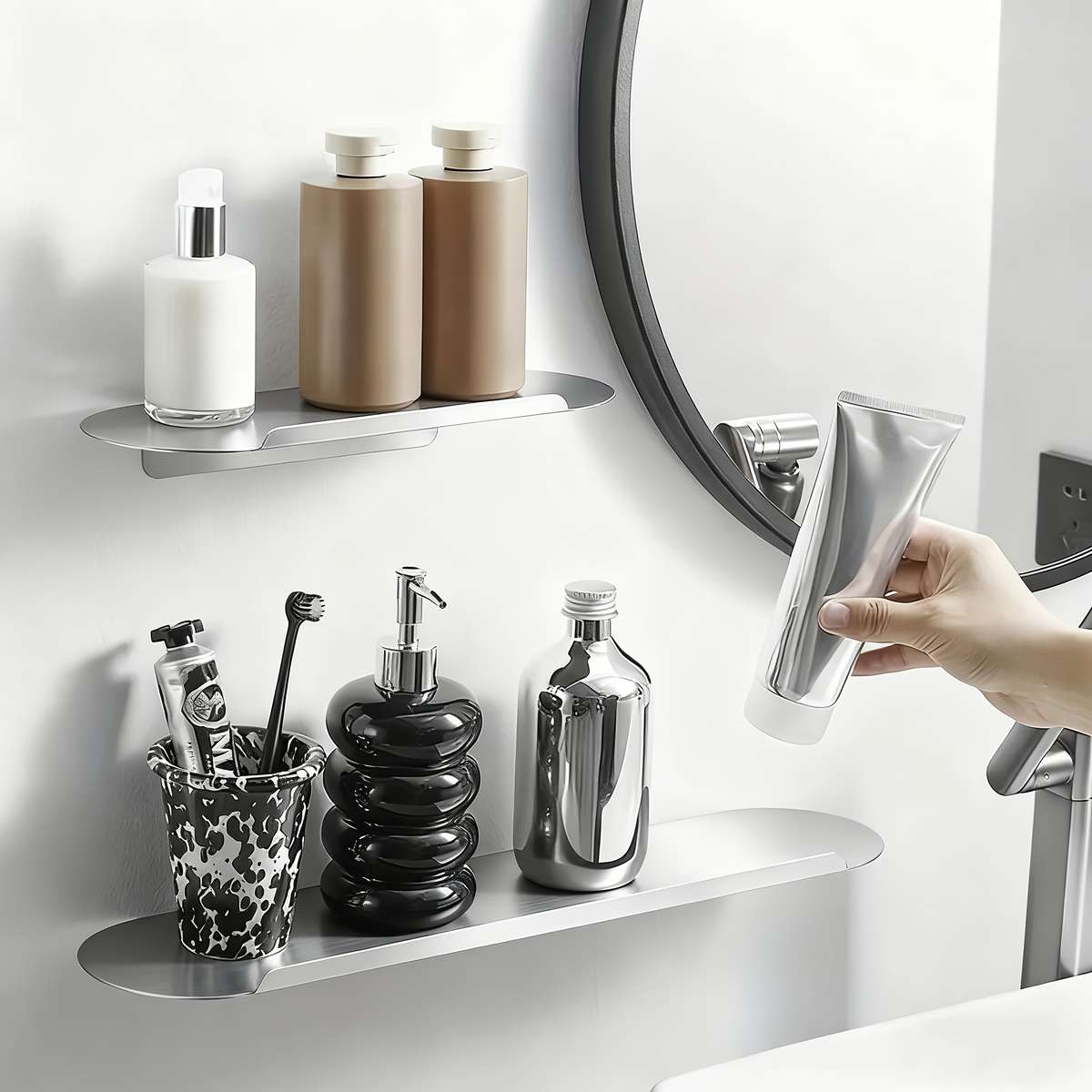 Bathroom Storage Rack Color 20Cm12Cm7.8Inch4.7Inch