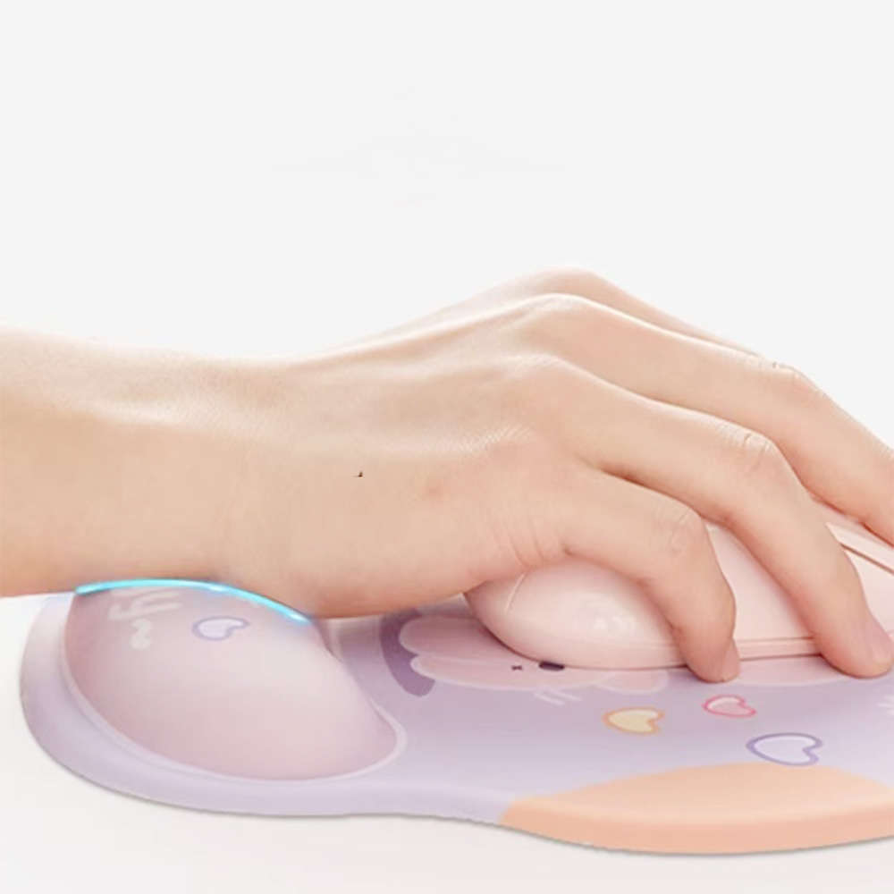 HeavyDuty Stable Anime Girl Wrist Support Mouse For Pc Gamers