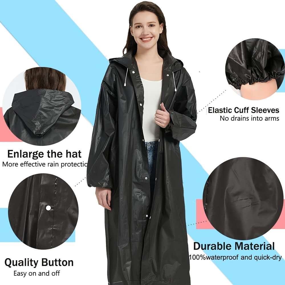 Raincoat Black Size  One Size Fits All