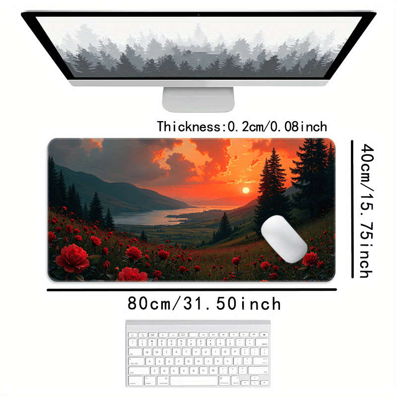 Mouse Pad Size 31.50X15.75Inches