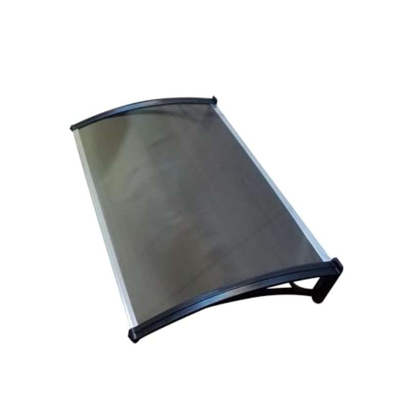 Awning Color Bronze Tinted With Black Pvc Brackets