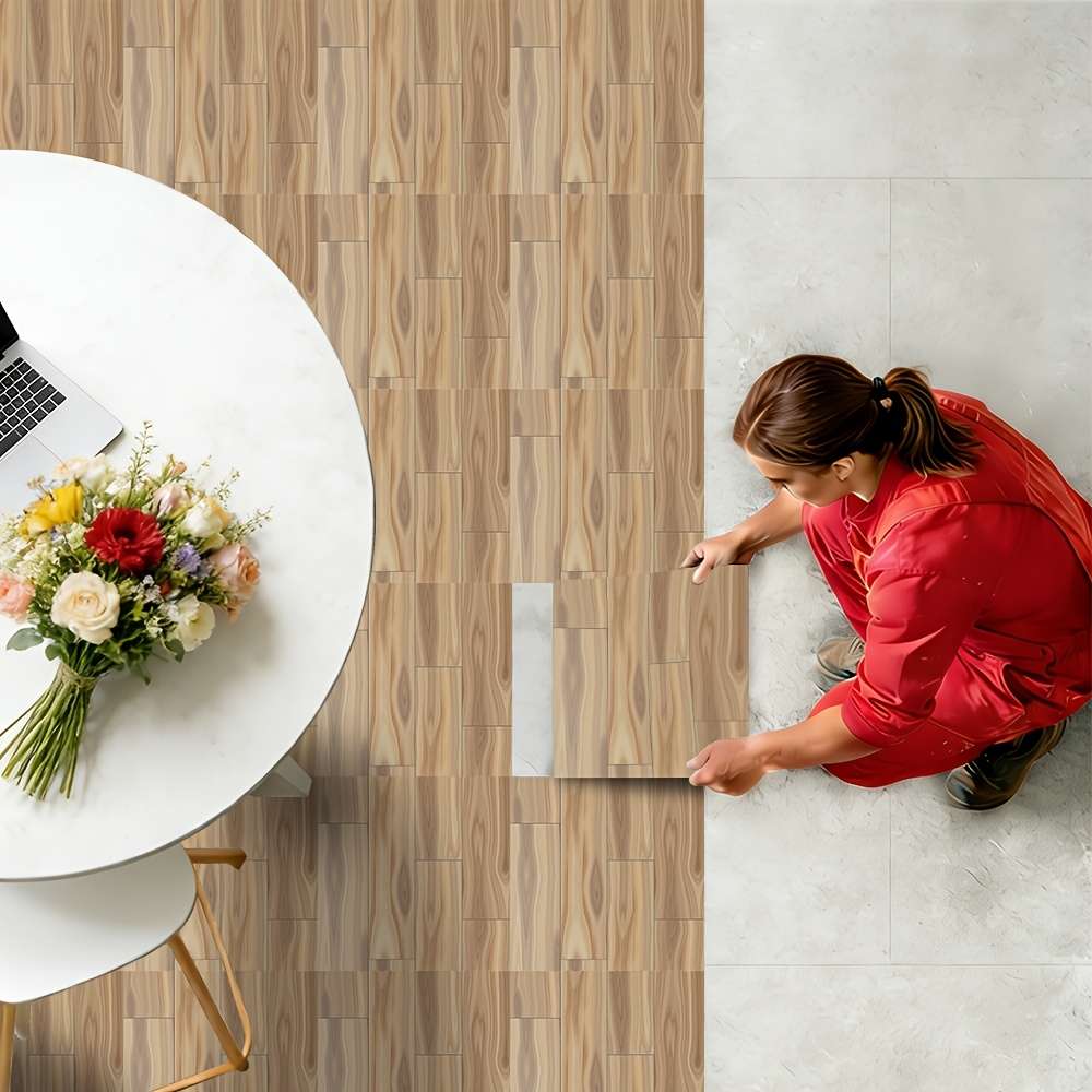 Self Adhesive Floor Stickers 30.0X30.0Cm 10Pc