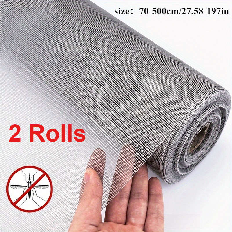 Mosquito Screens For Doors And Windows Gray Quantity 2Pcs