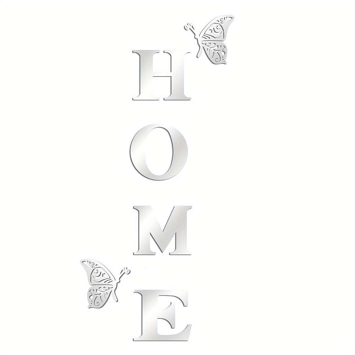 Wall Stickers Color Silveryhtzcj6Pcsset