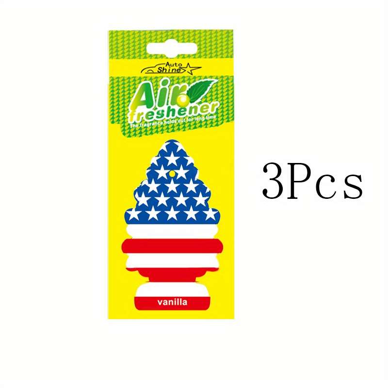 Car Aromatherapy Perfume Color Vanilla 3 Pcs