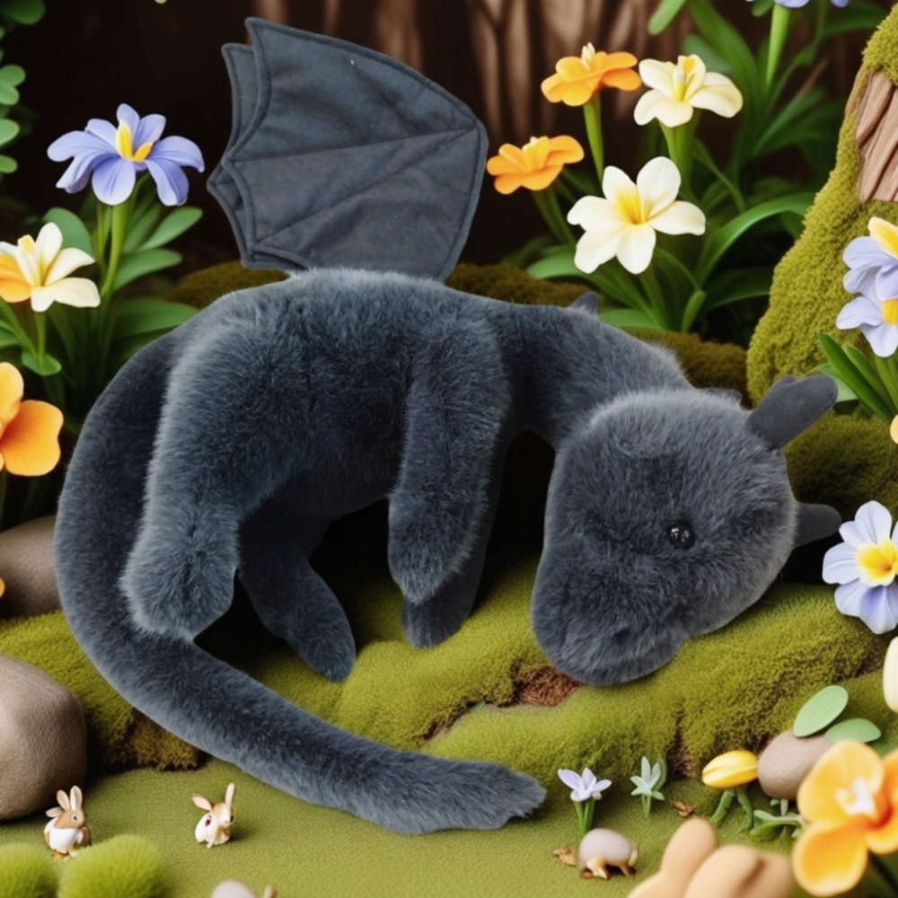 Plush Toyss Items Black Dragon