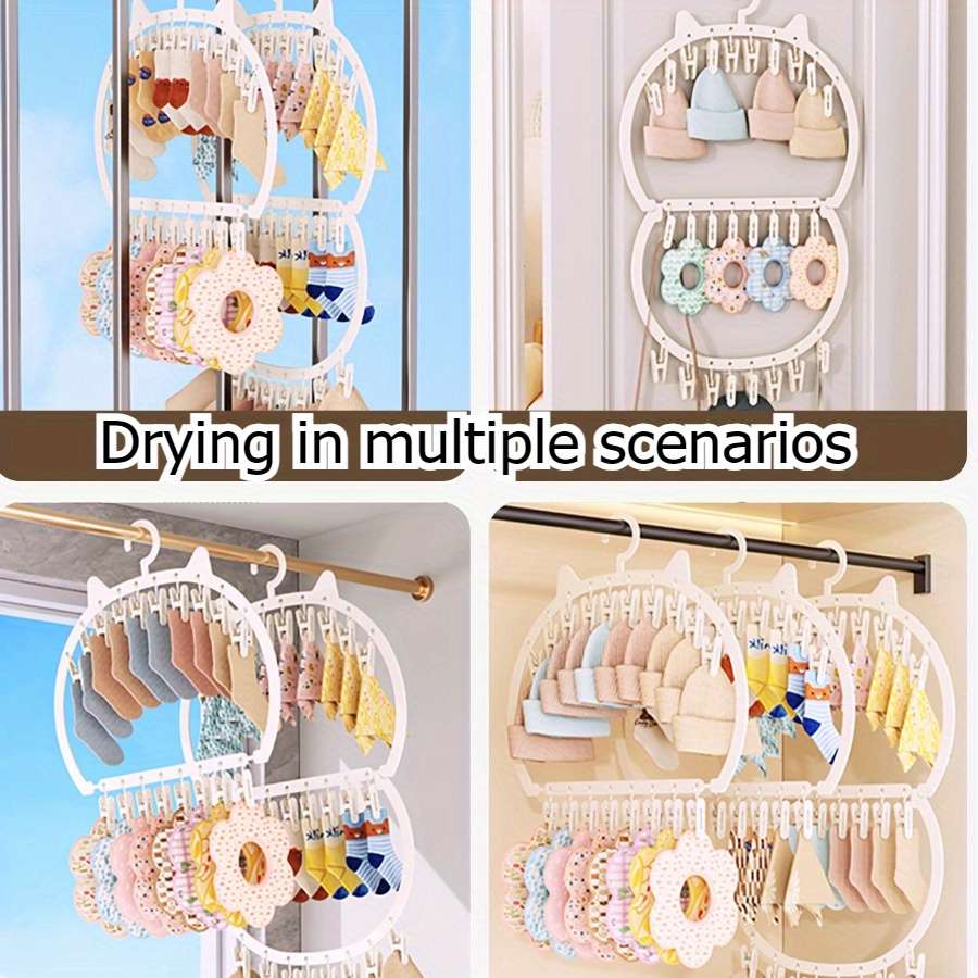 Clothes Rack White Quantity Single Layer18 Clips