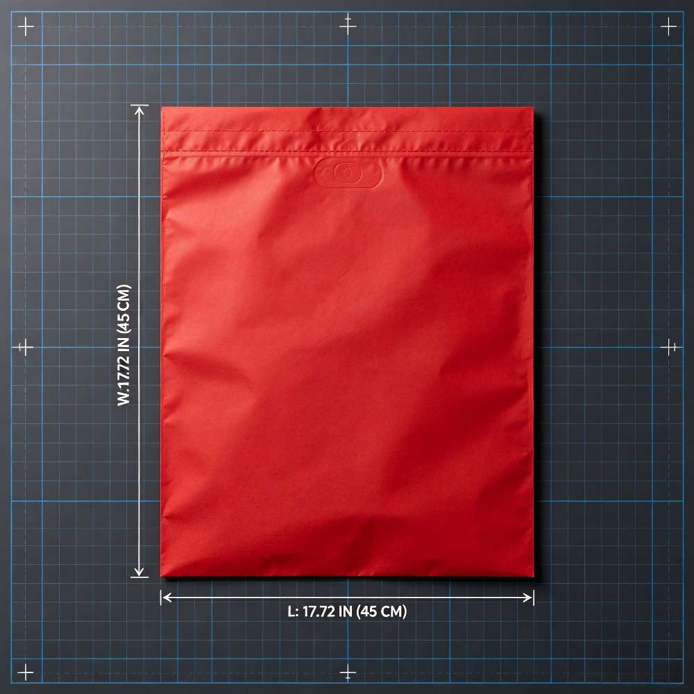 Trash Bag5 Rolls100 Pieces Red