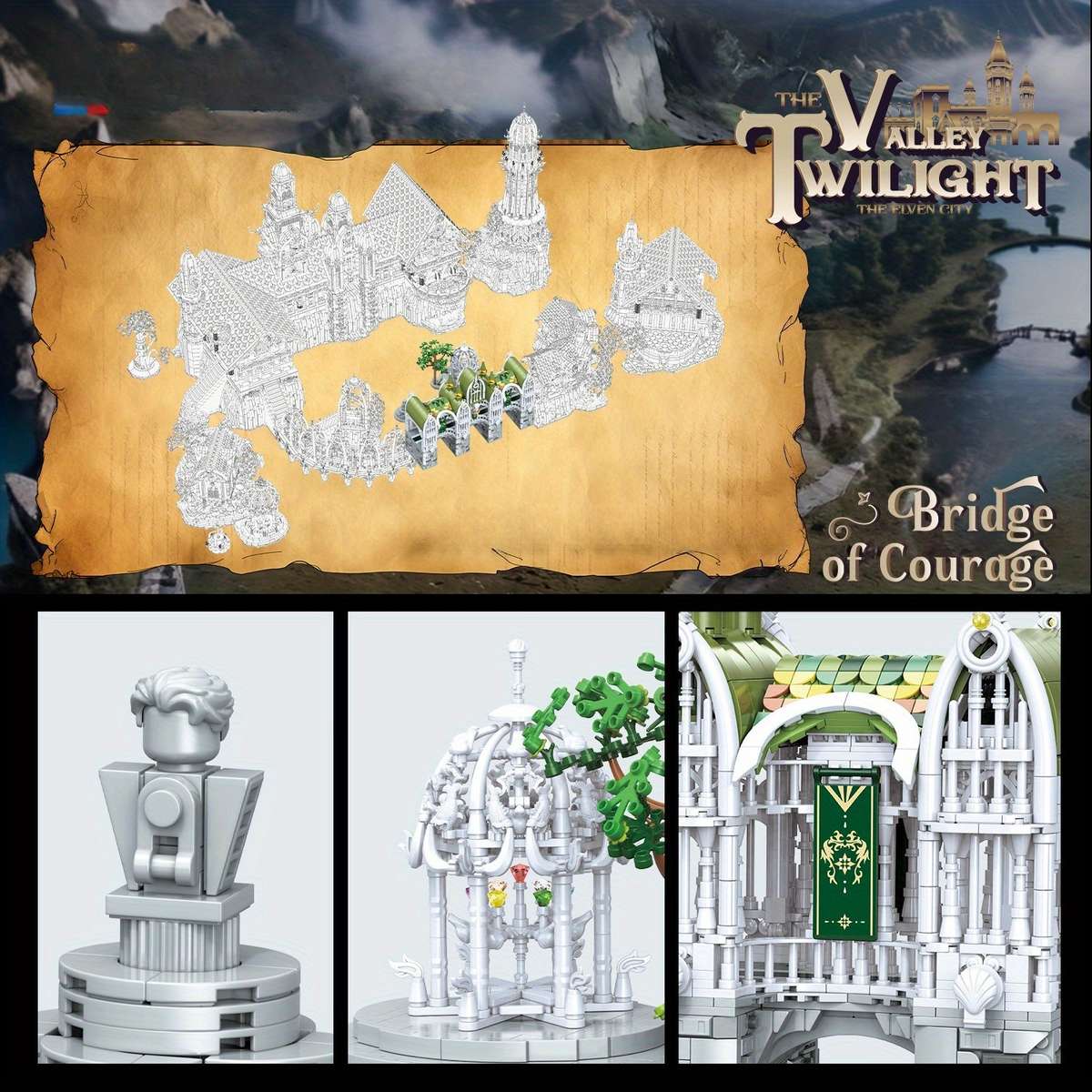 3D Building Model Puzzle Set Model Bk 33240