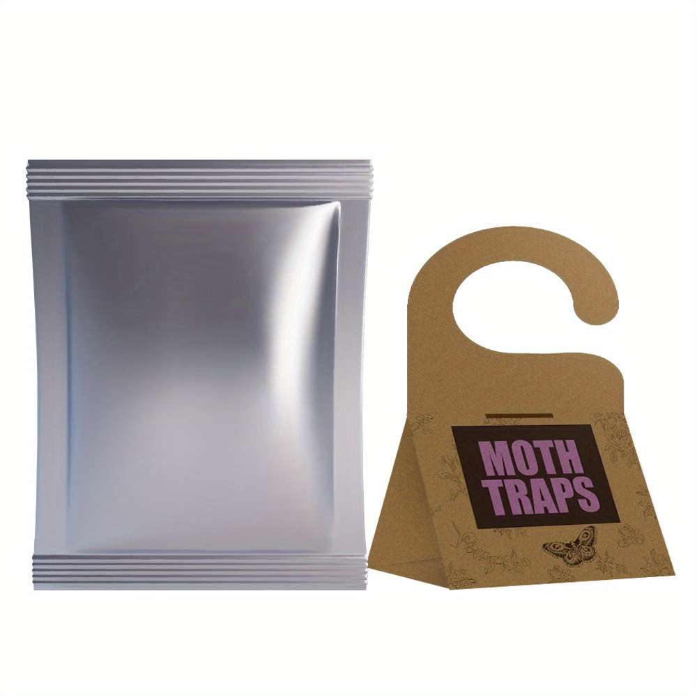 Fruit Fly Traps Model 1 Box Of Moth Catchers  5 Bags In A Color Box