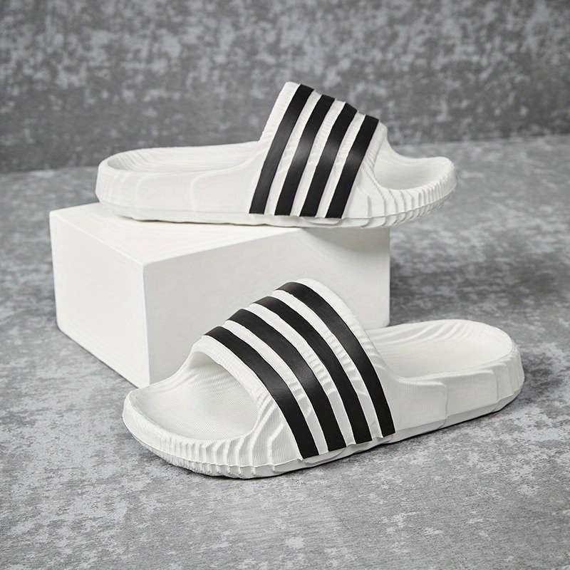 Men Slippers Summer Style Black Size Uk 7
