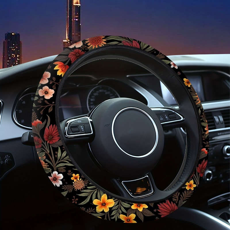 Car Steering Wheel Cover 38X38 Style Digital Printing