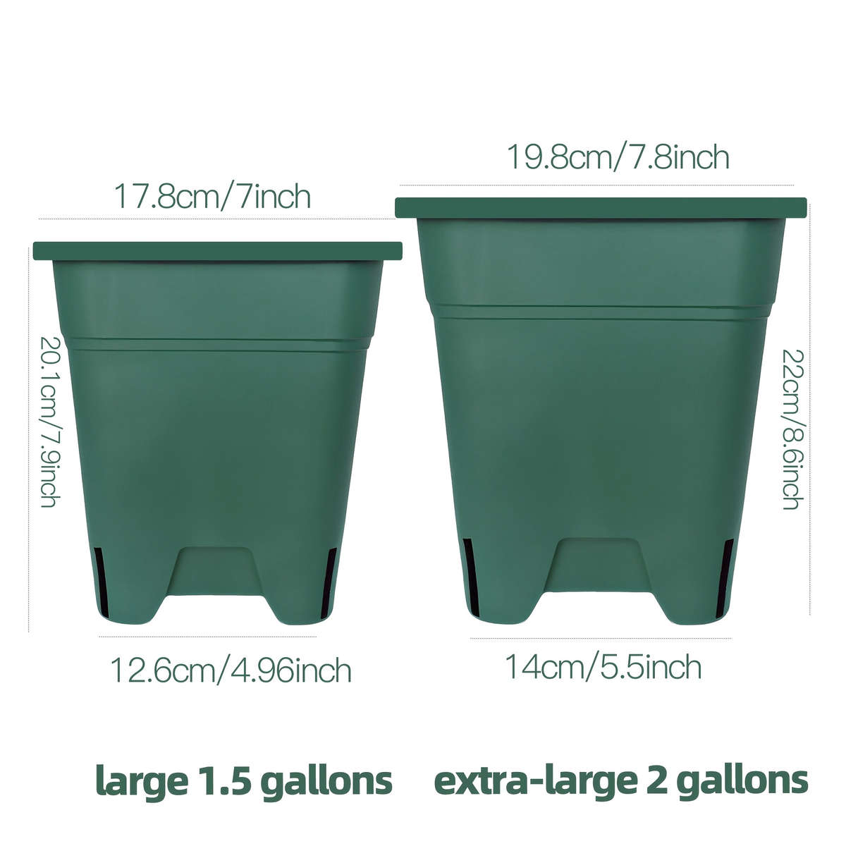 Flowerpot  6 Piecesmodel Extra Large