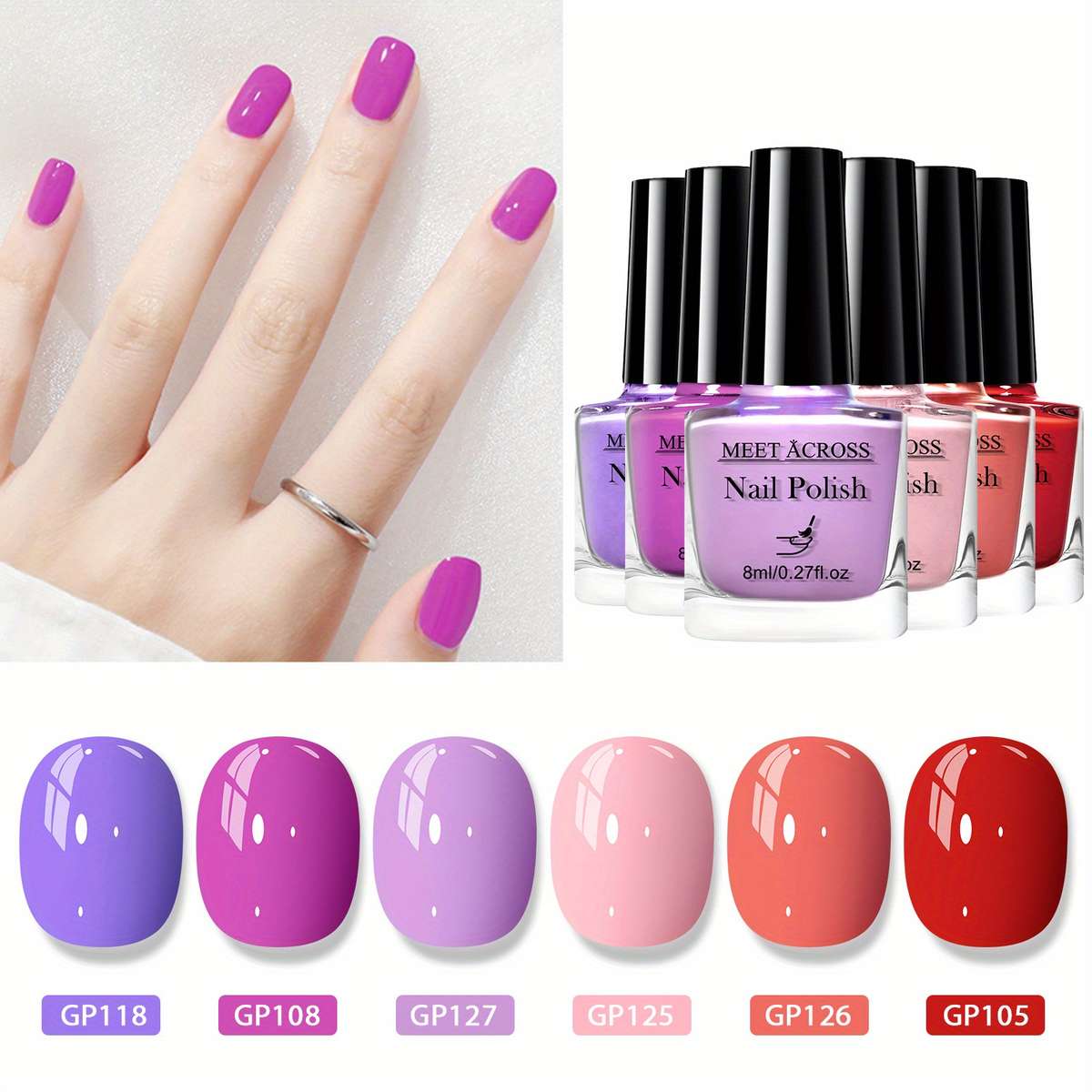 Nail Polish Color 6Pcsset 5