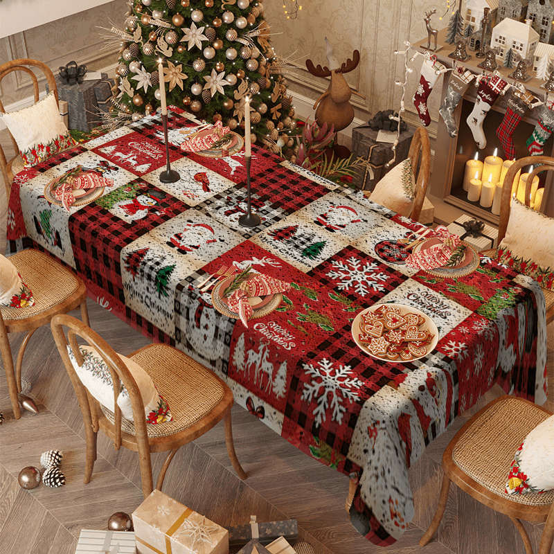 Christmas Tablecloth Size 139.7X238.76Cm