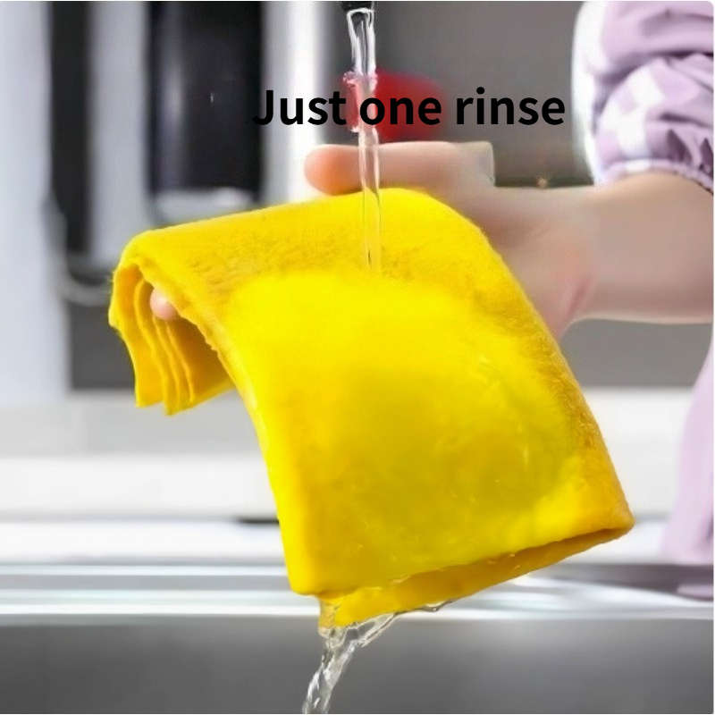Rag Color Yellow Size 5Pcs
