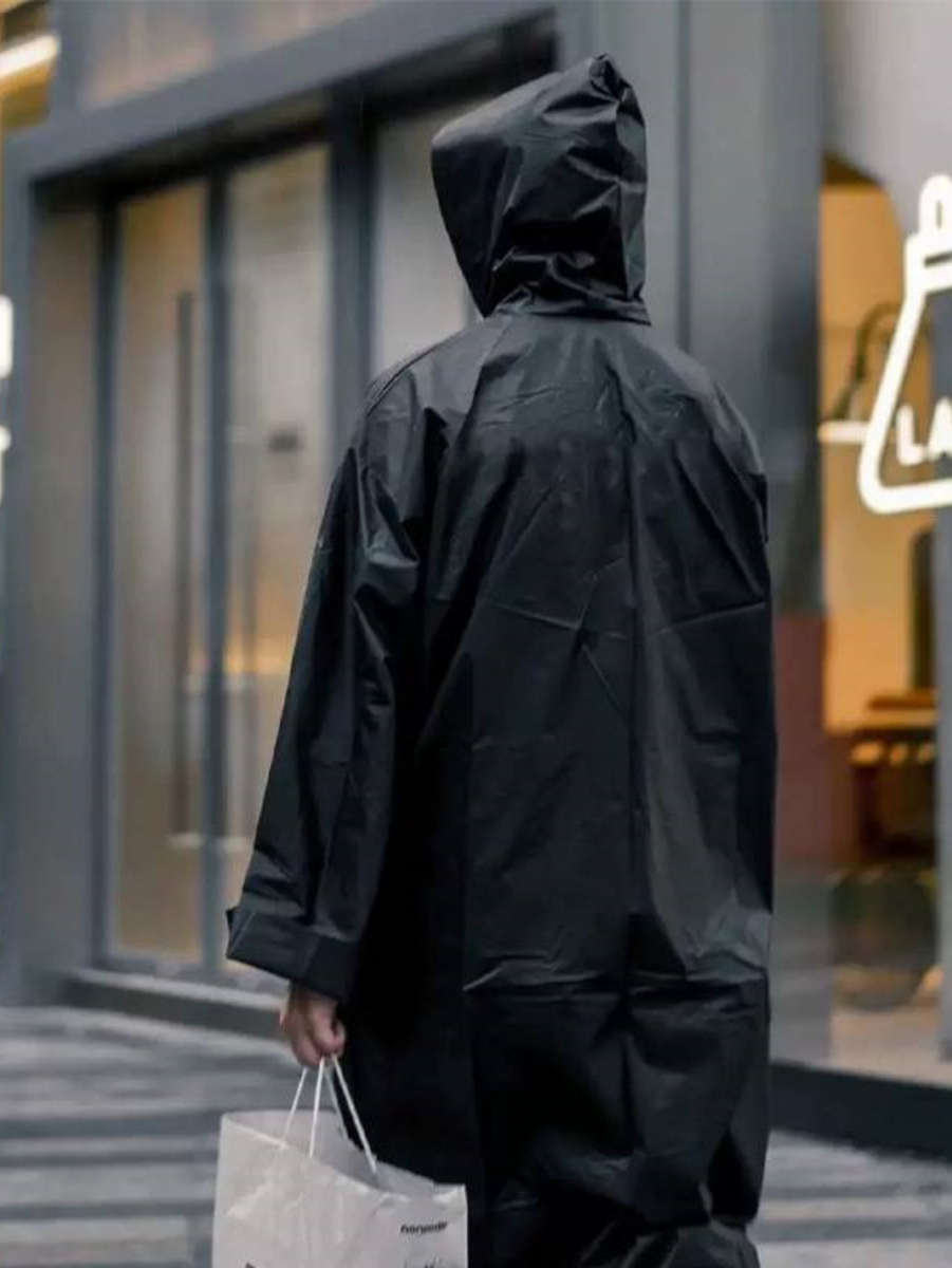 Raincoat Black Size Asian Onesize