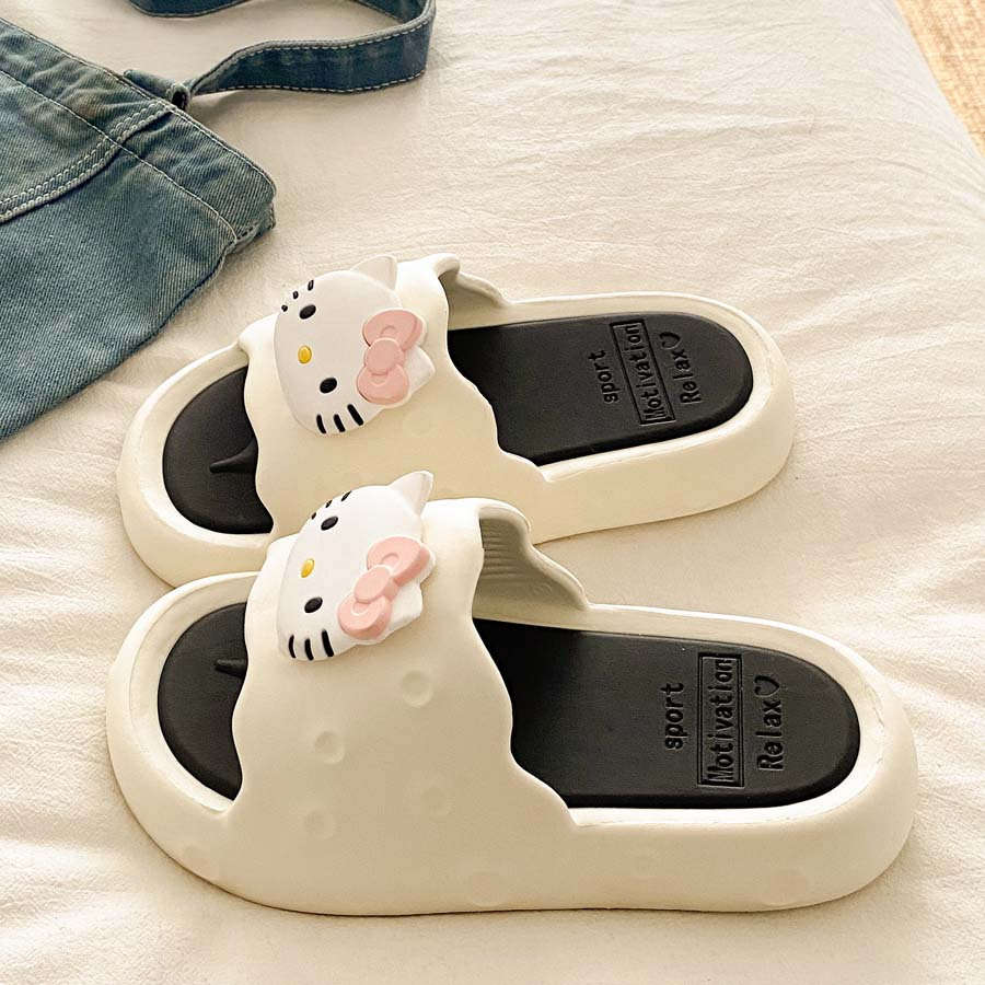 Sandals Color Black In White Size Uk 2.5 3