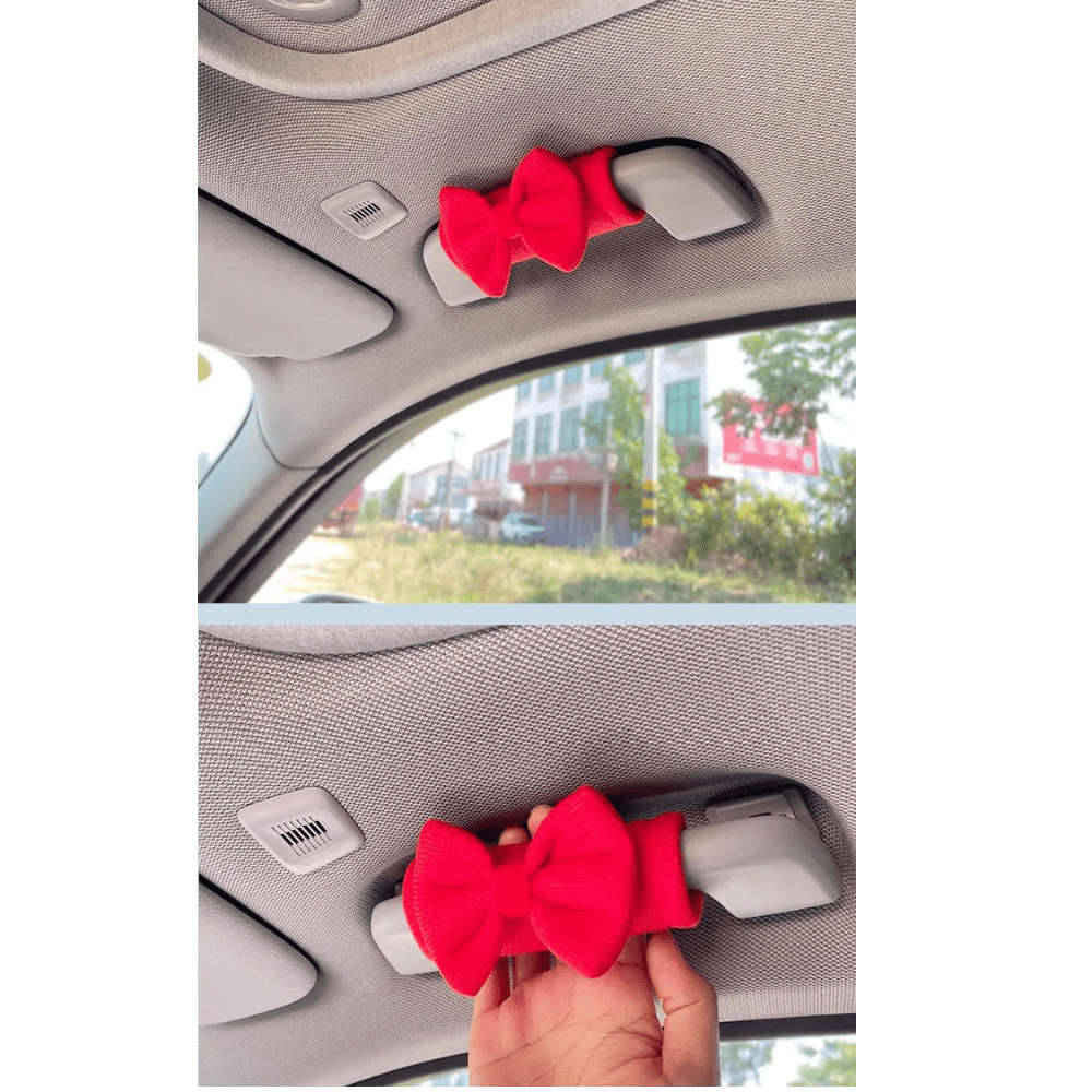 Car Interior Decor Color 2Pcs Black