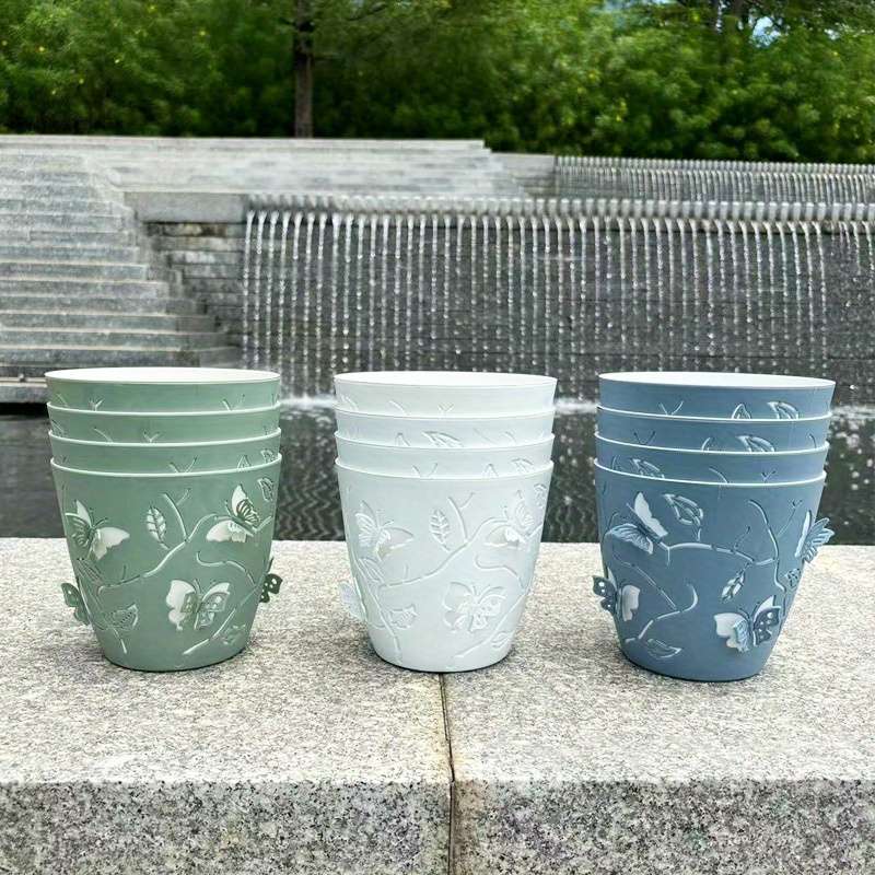 Flowerpot Color White Quantity3Pcs New