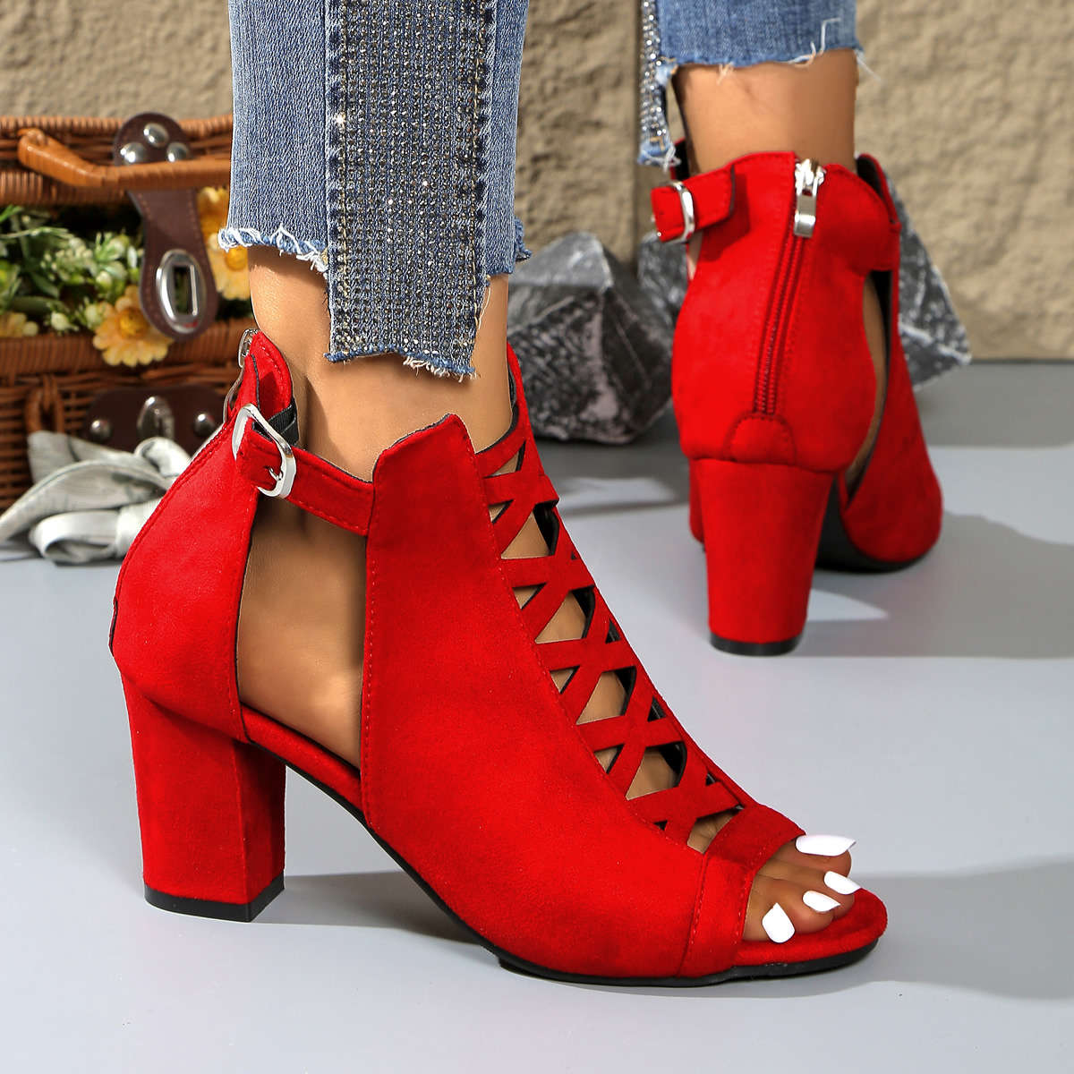 Women S High Heels Color Black Sizeuk 2
