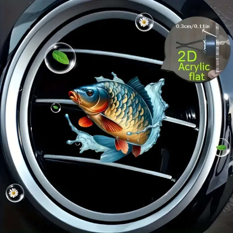 Car Interior Decor Style Small Fish