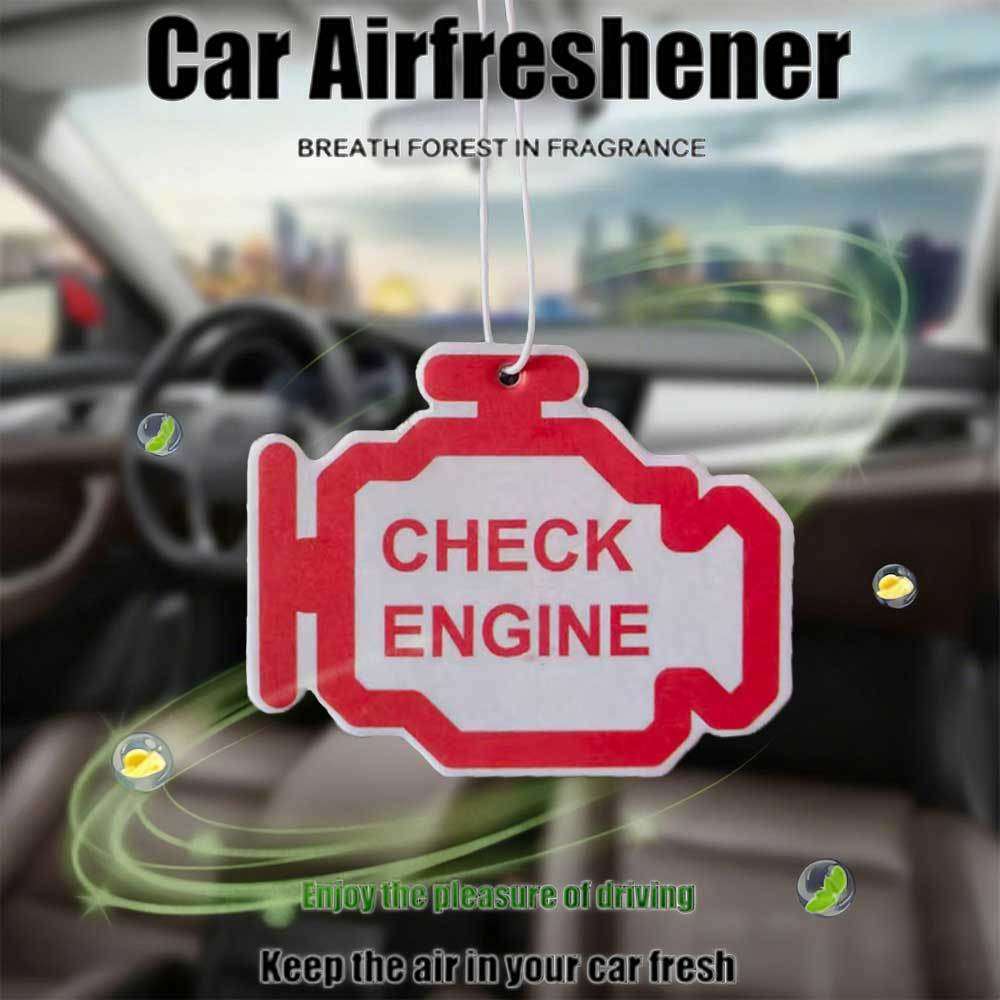Car Interior Decor Color 'Check Engine' 3Pcs