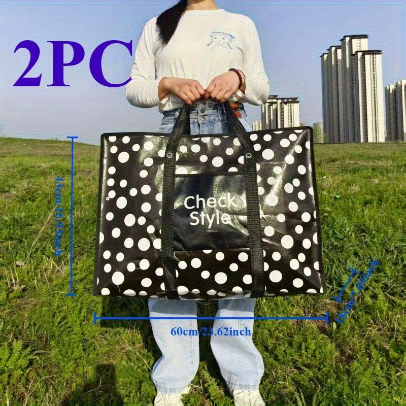2Pcs Large Capacity Non Woven Travel Storage Size Xxl2Pc