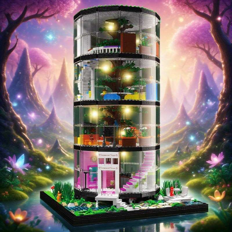 3D Building Model Puzzle Set Model Yx 16013