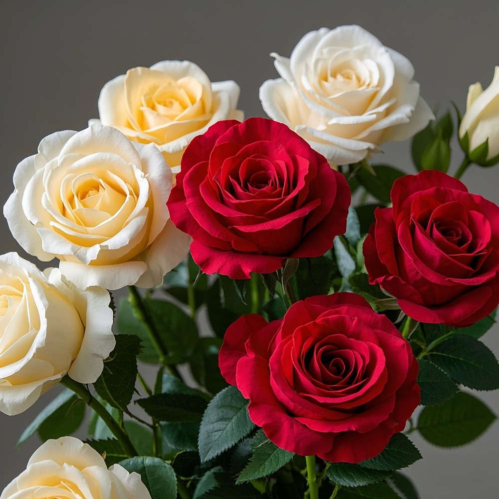 Simulated Flower Color 4 Red  4 Champagne  2 White