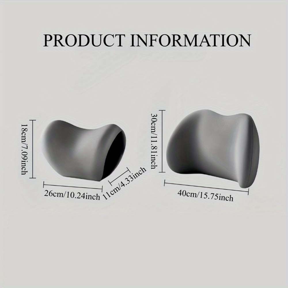 Car Seat Cushion Color Grey Quantity2 Piece Set