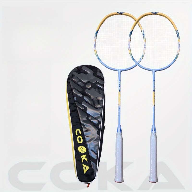 Badminton Racket Color 96  Yellowblue  2 Beats 1 Pack