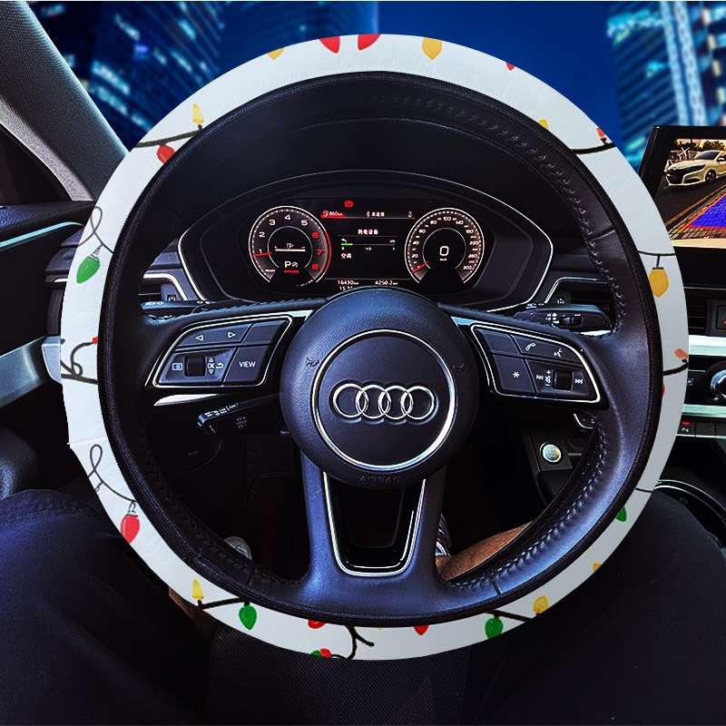 Car Steering Wheel Cover 38X38 Style Digital Printing