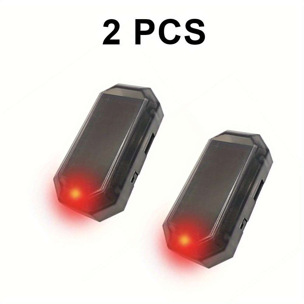 Solar Emergency Lights Color Red Quantity2Pcs