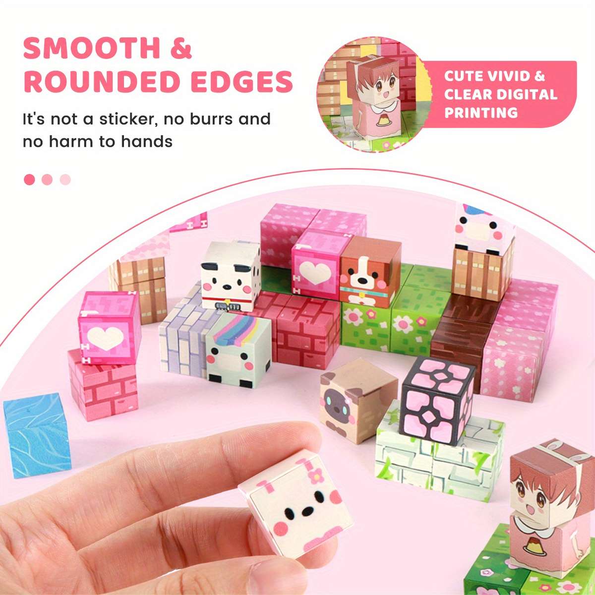 3D Building Model Puzzle Set Quantity 100Pcs