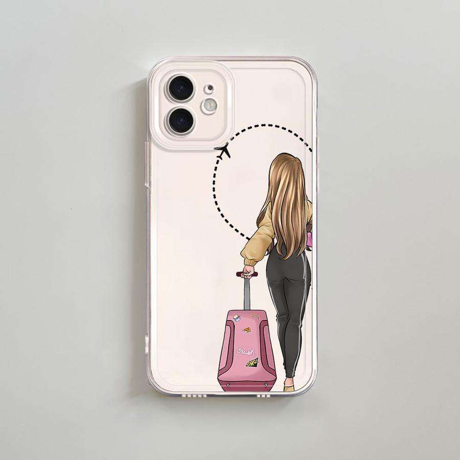 1Pc Mixed Color For iPhone 7 Plus 8 Plus Travel Phone Case