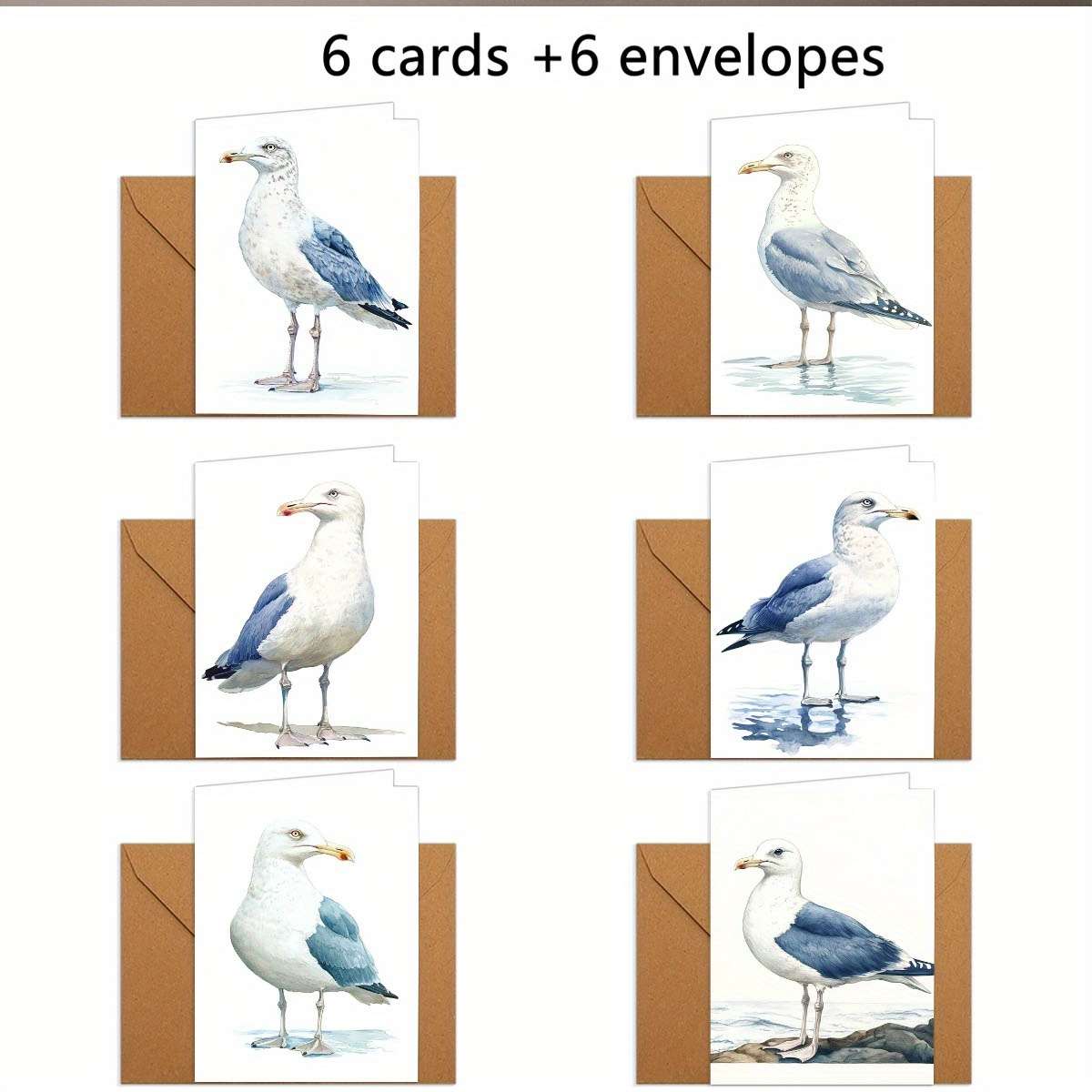Greeting Cards Quantity 6Pcs
