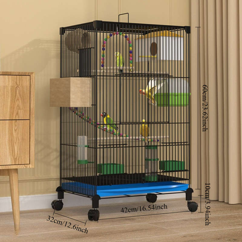 Birdcage Model Black 60*42*32Cm 6Pcs