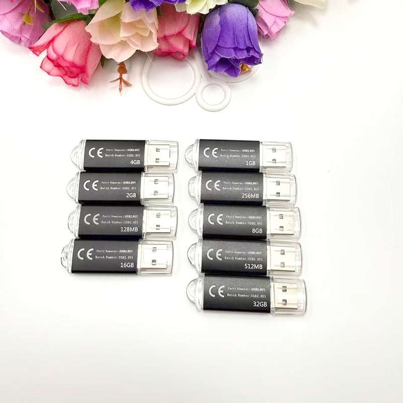 Usb Flash Drive Color 5Pcs Black Storage 2Gb