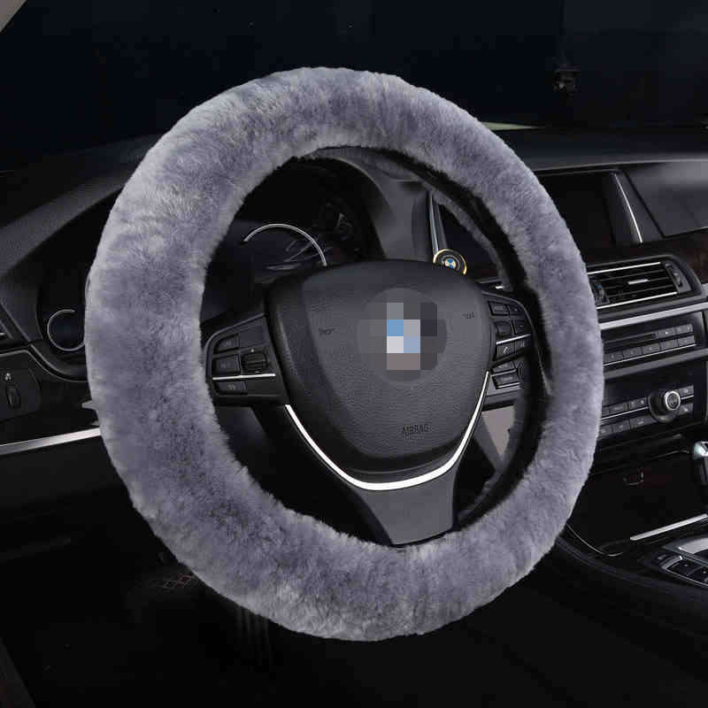 Car Steering Wheel Cover Gray