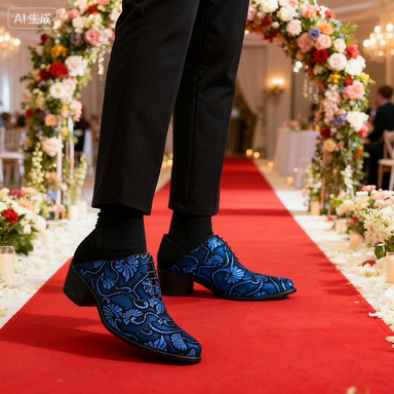 Mens Leather Shoes Color Blue Sizeuk 10